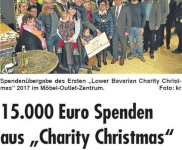 Landshuter Zeitung - Bericht zum 1. Lower Bavarian Charity Christmas