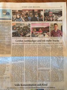 Landshuter Zeitung - Vorbericht zum 2. Lower Bavarian Food Festival